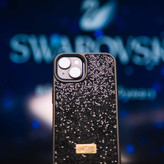 قاب گوشی اورجینال طرح سواروسکی رنگ مشکی (Swarovski) (033)