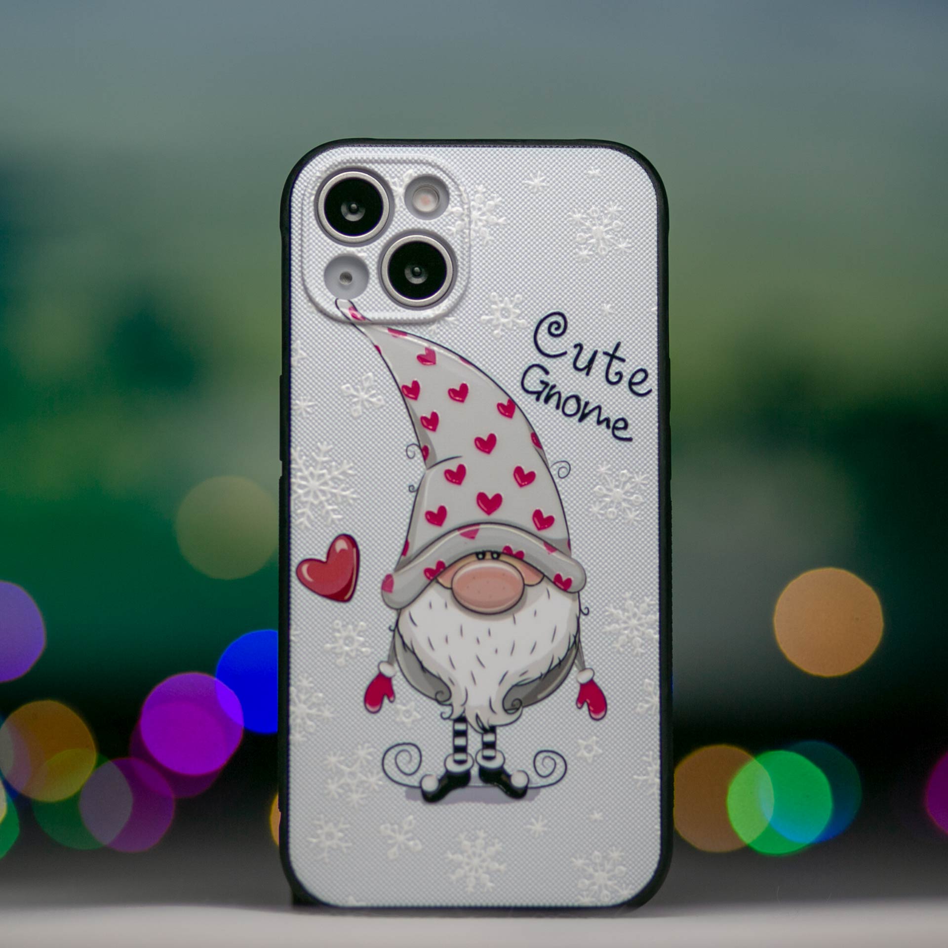 قاب گوشی محافظ لنز دار پوسته ضخیم طرح cute Gnome کد ( 160 )