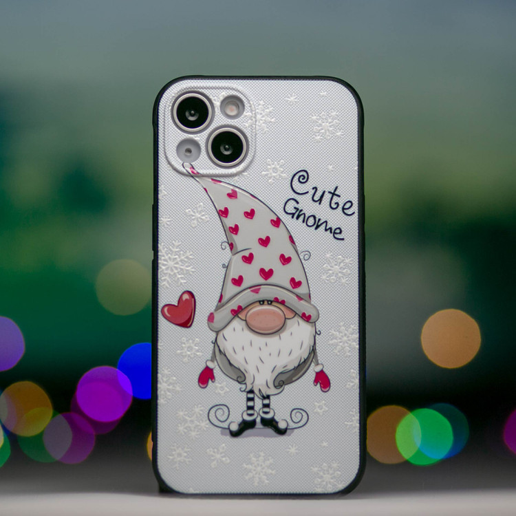 قاب گوشی محافظ لنز دار پوسته ضخیم طرح cute Gnome کد ( 160 )