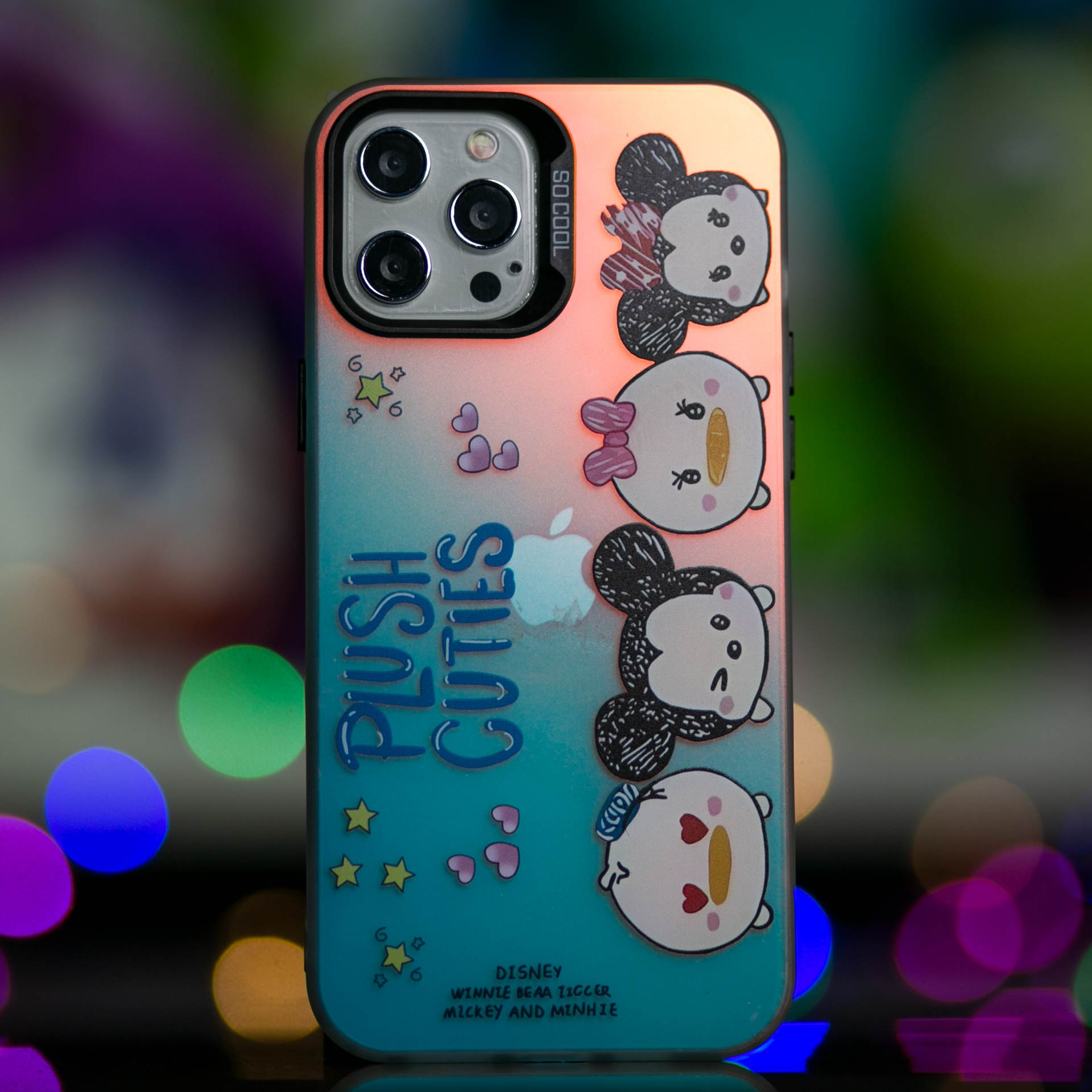 قاب گوشی هولوگرامی طرح PLUSH CUTIES کد ( 203 )