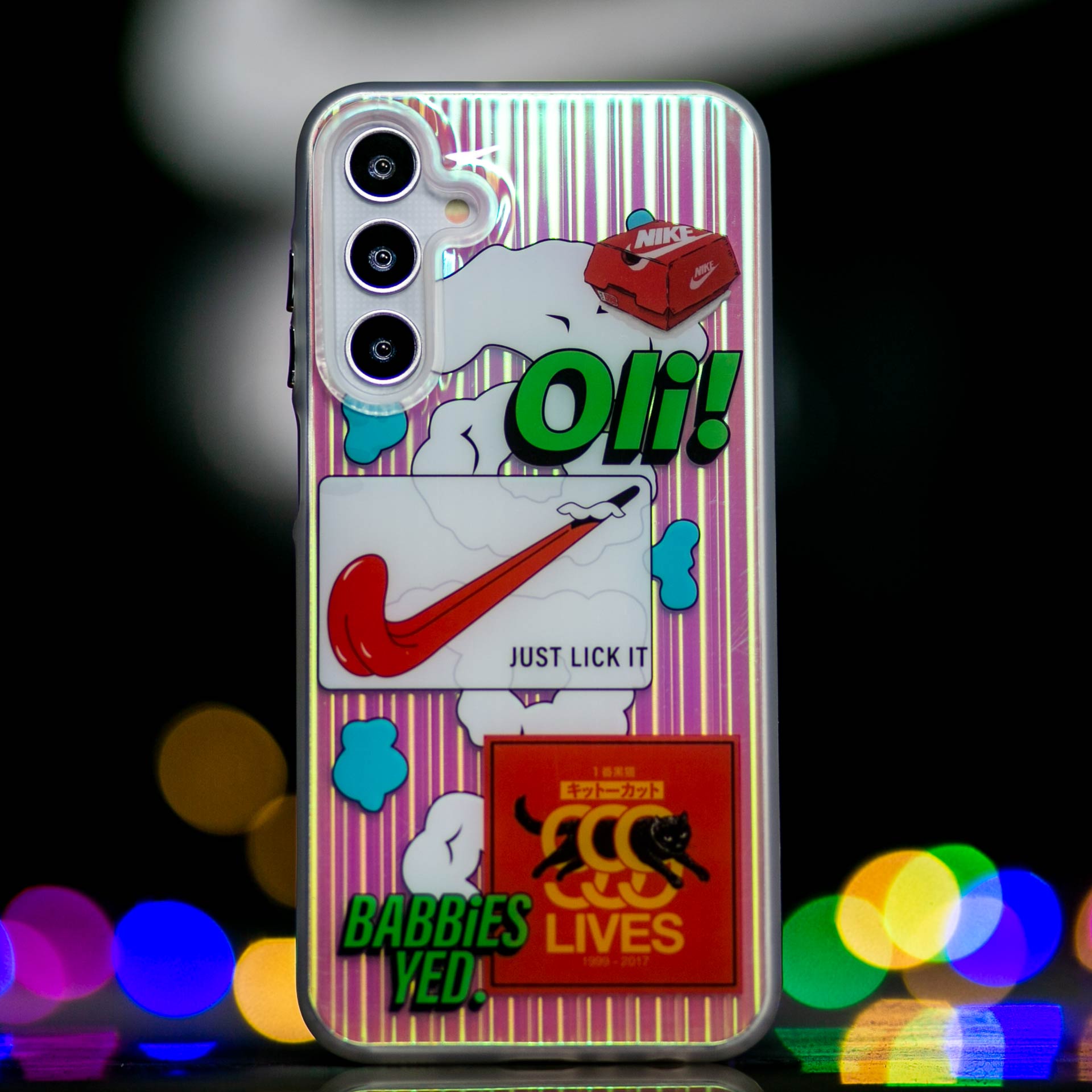 قاب گوشی طرح OLI 'NIKE JUST LICK IT' کد ( 254 )