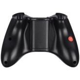 دسته بازی بی سیم Microsoft Xbox 360 High Copy + دانگل رنگ مشکی کد (x-008)