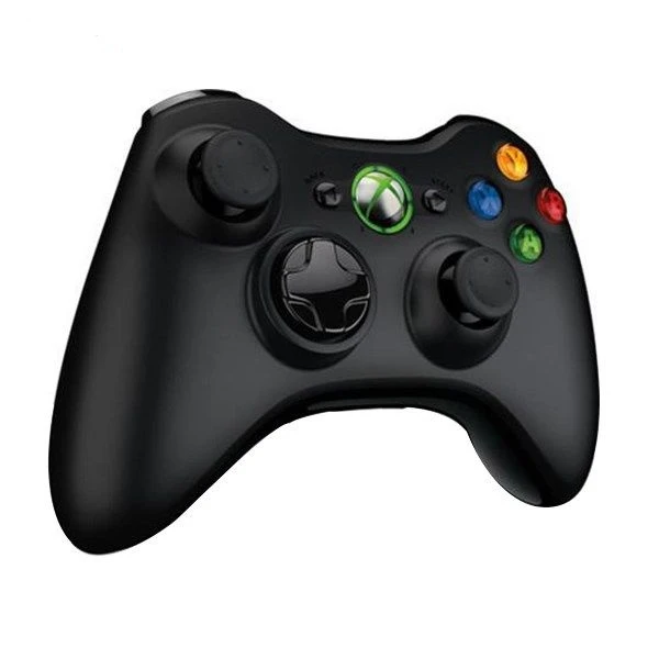 دسته بازی بی سیم Microsoft Xbox 360 نسخه اصلی رنگ مشکی کد (x-009)